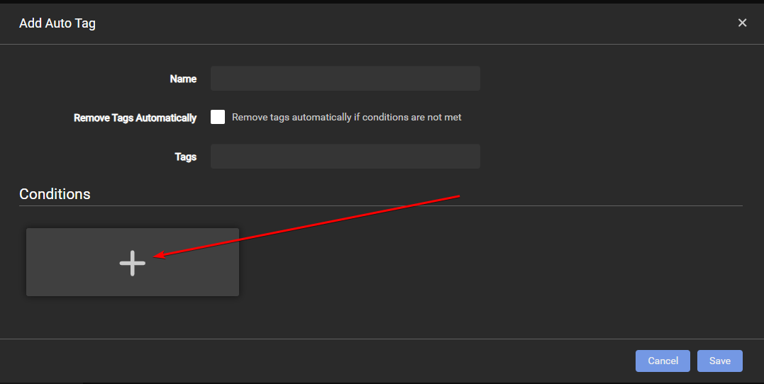 Auto Tagging - Add Auto Tag